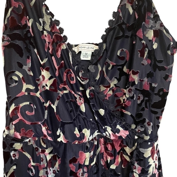 Adam Levine Collection High Low Romper/Dress -Size medium-Burn-out Velvet - Picture 10 of 10